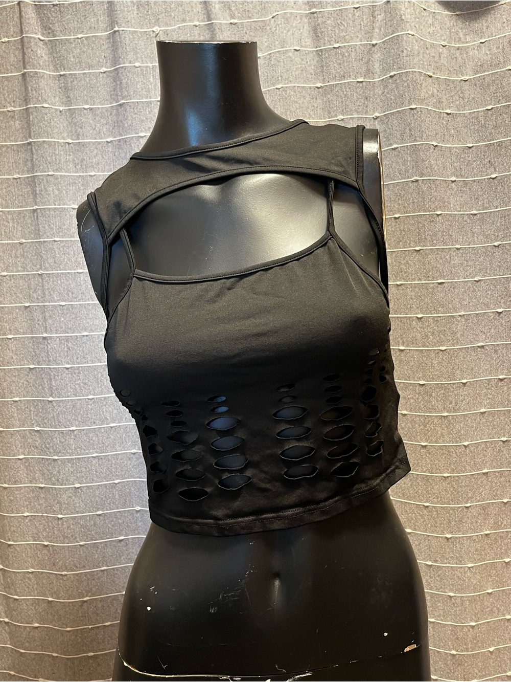 Icon Hollow Out 2 In 1 Tank Top